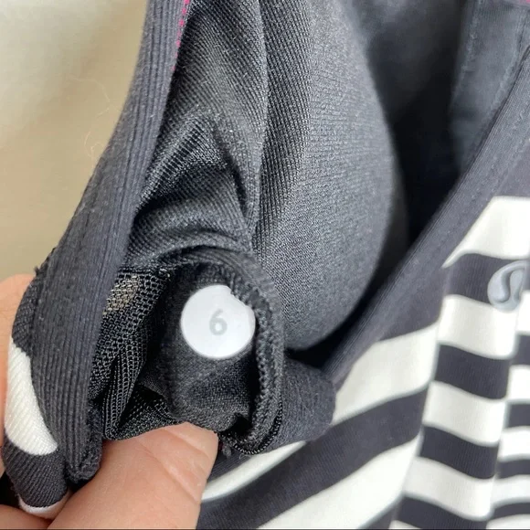 lululemon athletica Black and White Striped Tank Top - Picture 6 of 7